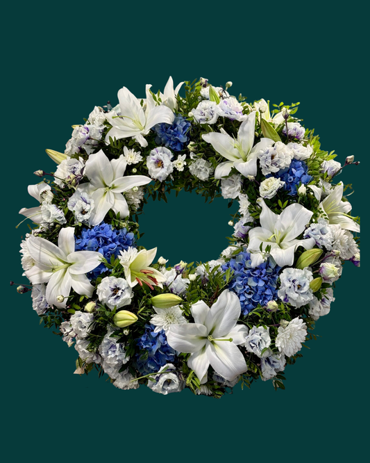 Coroană funerară - Cer Senin